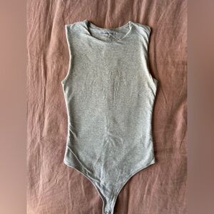 Abercrombie Gray Tank Top Bodysuit